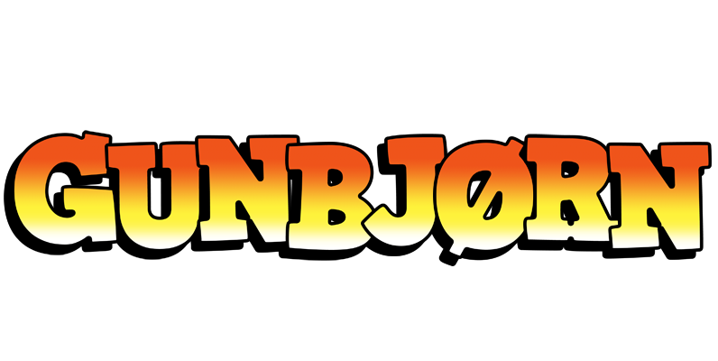Gunbjørn sunset logo
