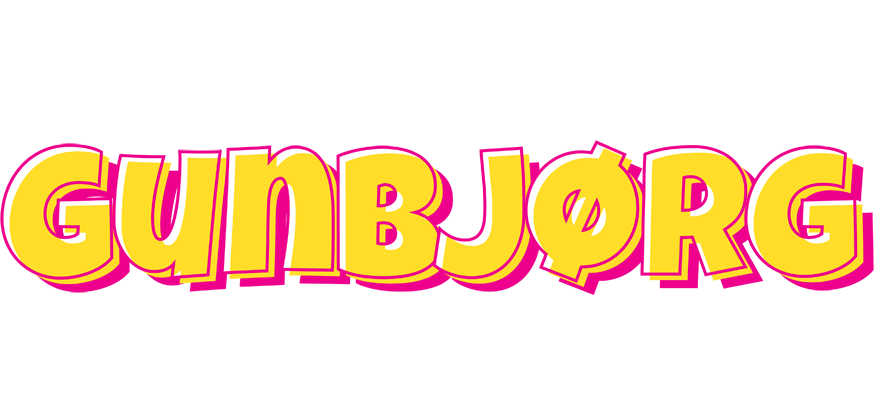 Gunbjørg kaboom logo