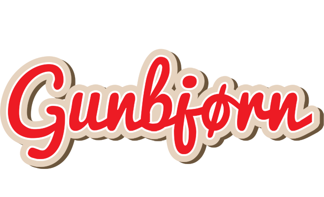 Gunbjørn chocolate logo