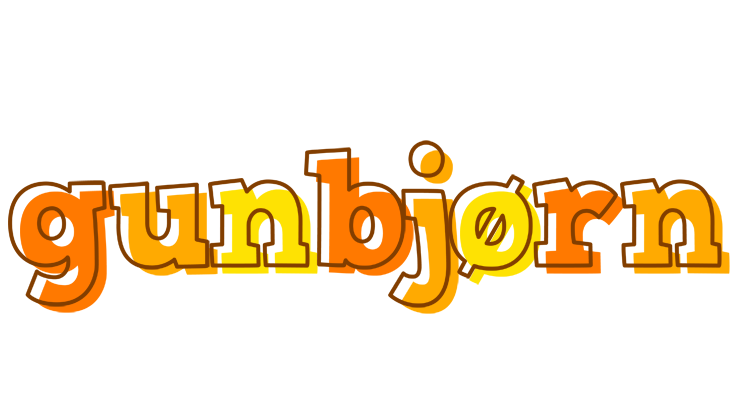 Gunbjørn desert logo