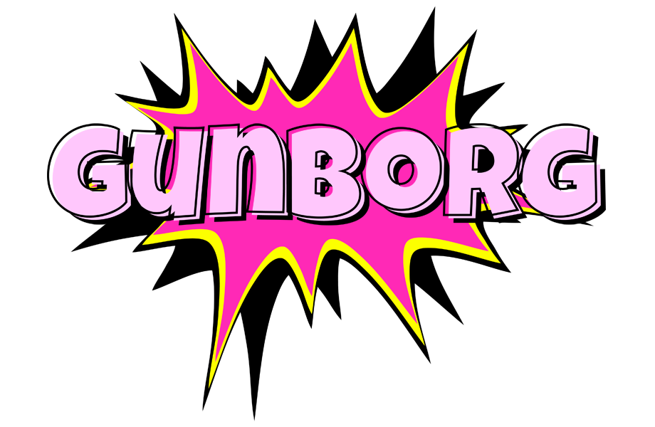 Gunborg badabing logo