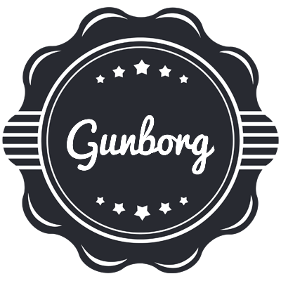 Gunborg badge logo