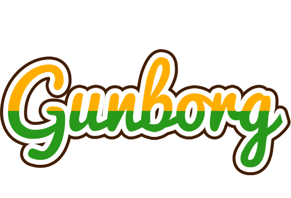 Gunborg banana logo