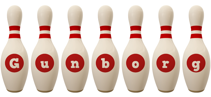 Gunborg bowling-pin logo
