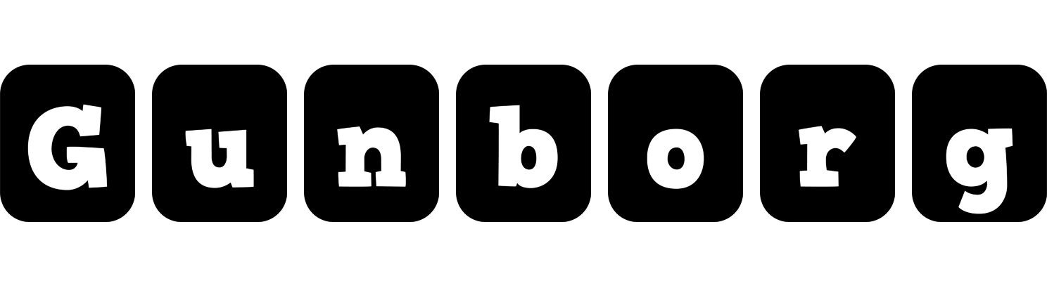 Gunborg box logo