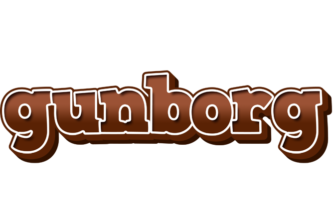 Gunborg brownie logo