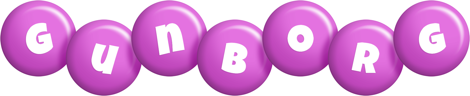 Gunborg candy-purple logo