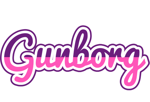 Gunborg cheerful logo