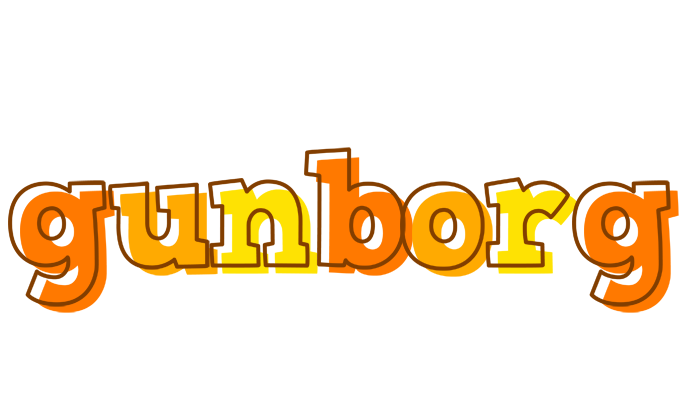 Gunborg desert logo