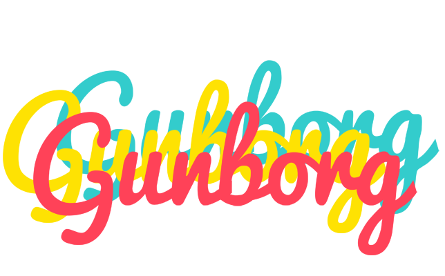 Gunborg disco logo