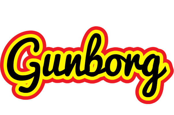 Gunborg flaming logo