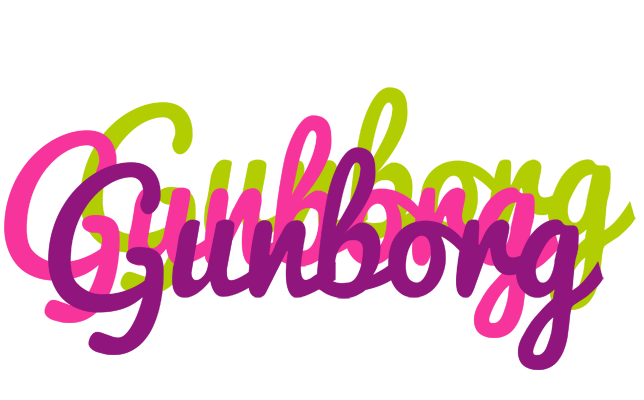 Gunborg flowers logo