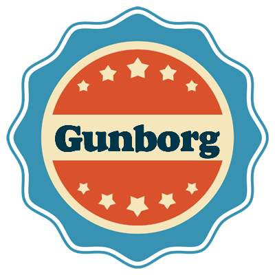 Gunborg labels logo