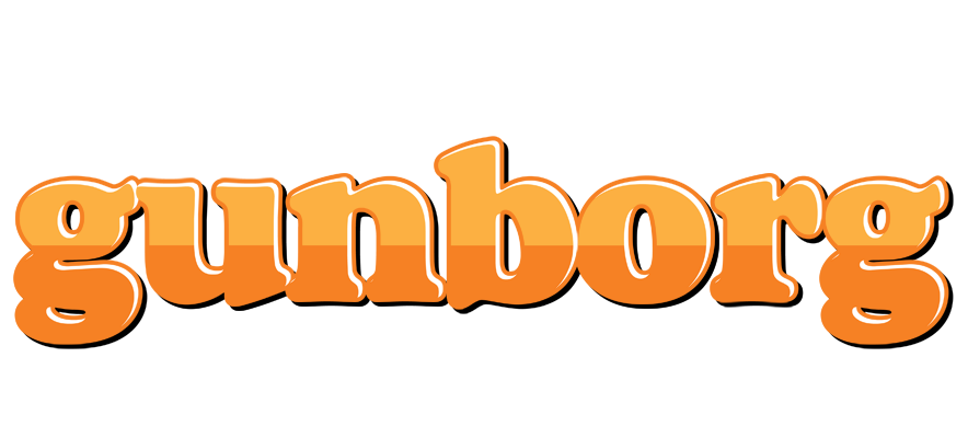 Gunborg orange logo