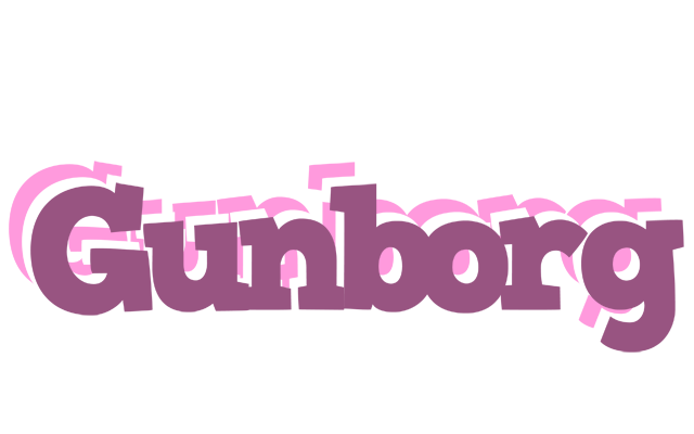 Gunborg relaxing logo