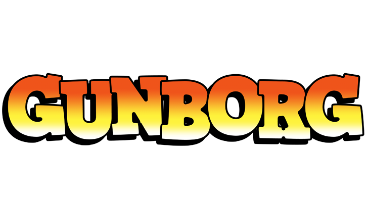 Gunborg sunset logo