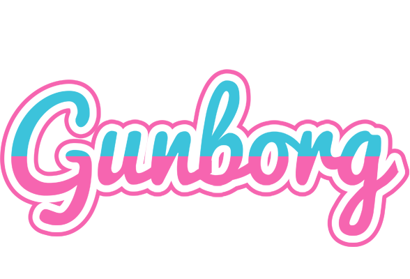 Gunborg woman logo