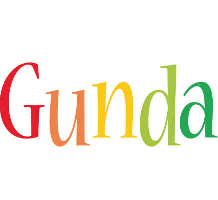 Gunda birthday logo