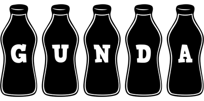 Gunda bottle logo