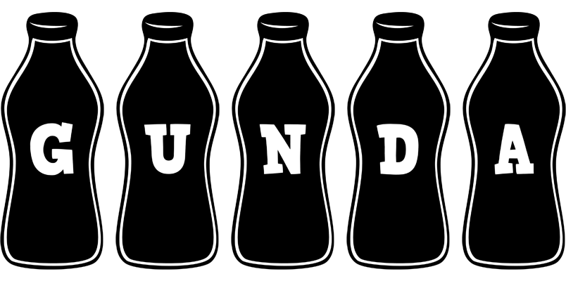 Gunda bottle logo