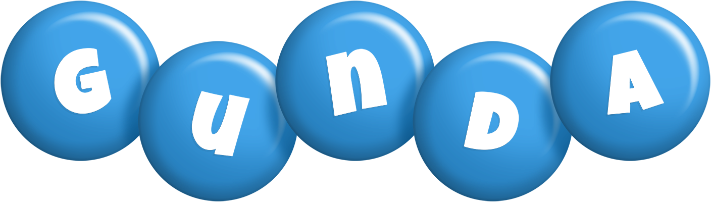 Gunda candy-blue logo