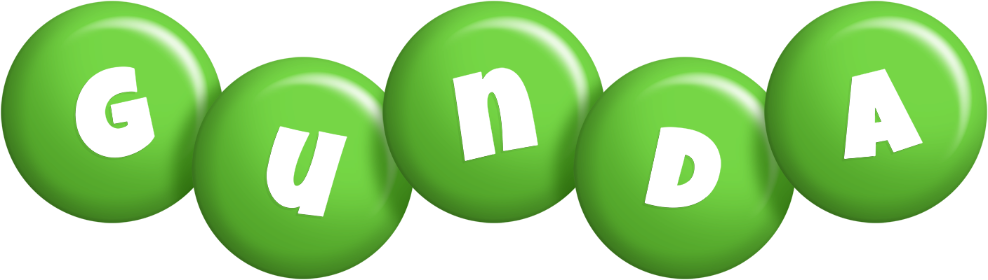 Gunda candy-green logo