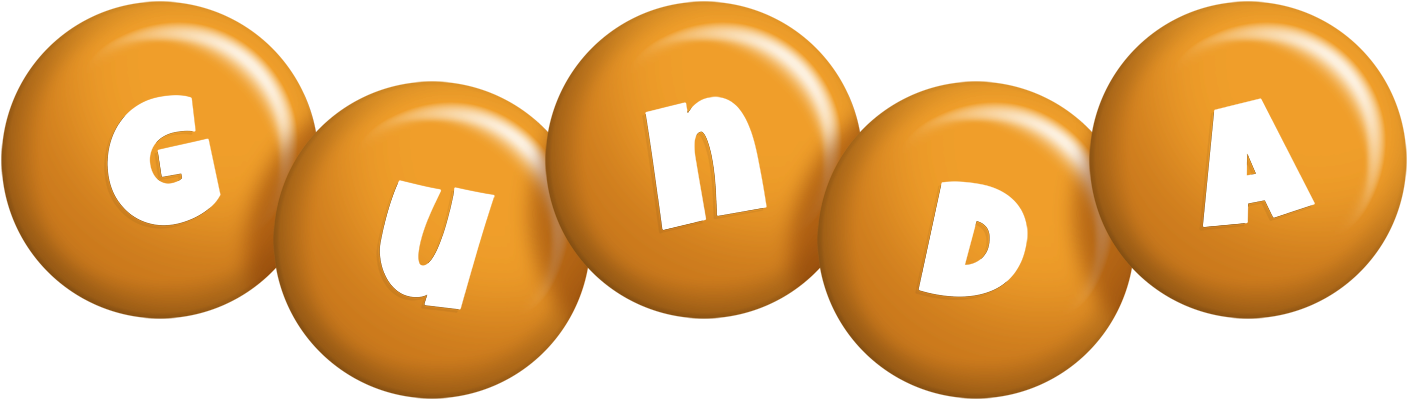 Gunda candy-orange logo