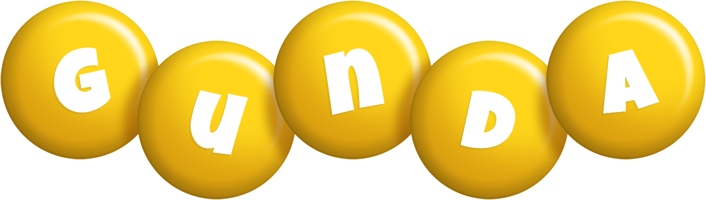Gunda candy-yellow logo