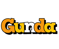 Gunda cartoon logo