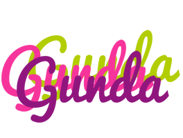 Gunda flowers logo