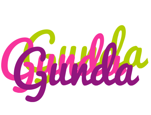 Gunda flowers logo