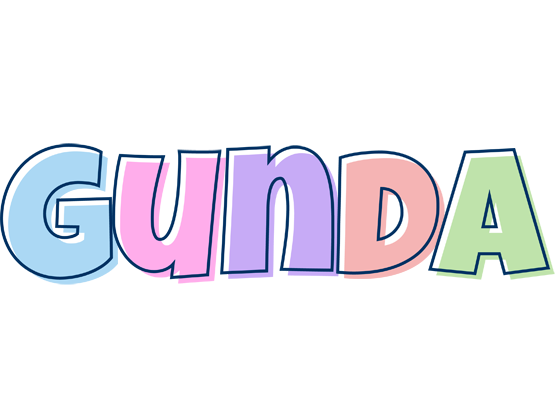 Gunda pastel logo