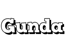 Gunda snowing logo