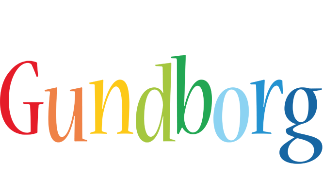 Gundborg birthday logo