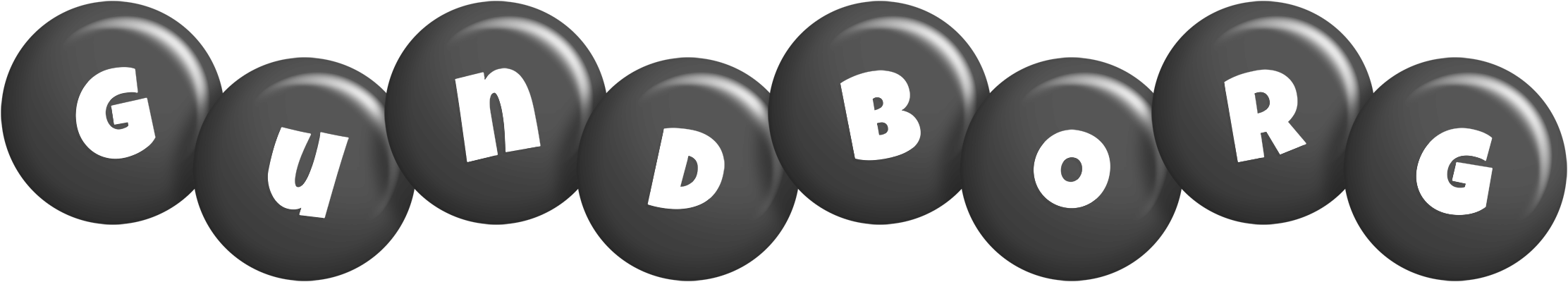 Gundborg candy-black logo