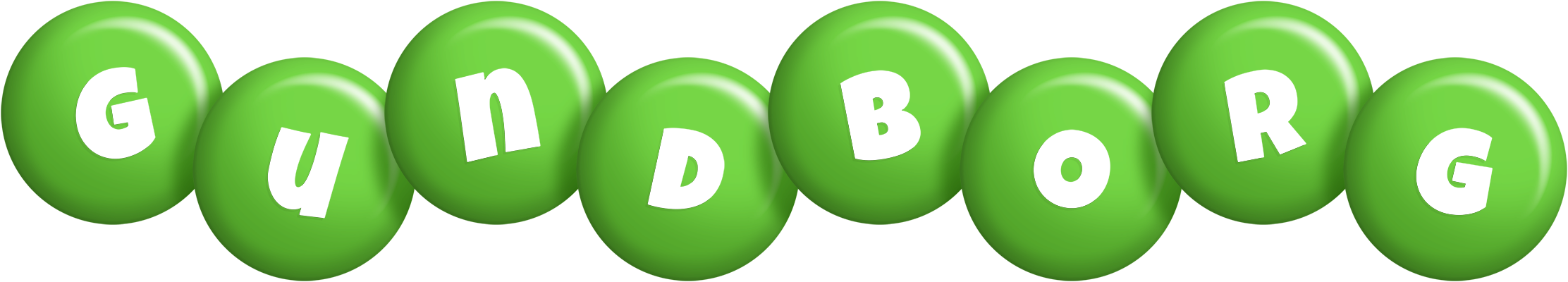 Gundborg candy-green logo