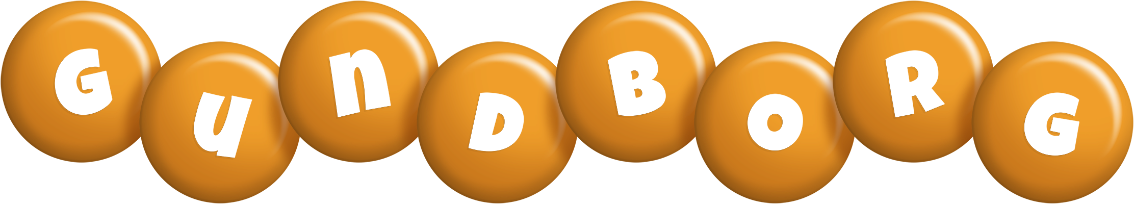 Gundborg candy-orange logo