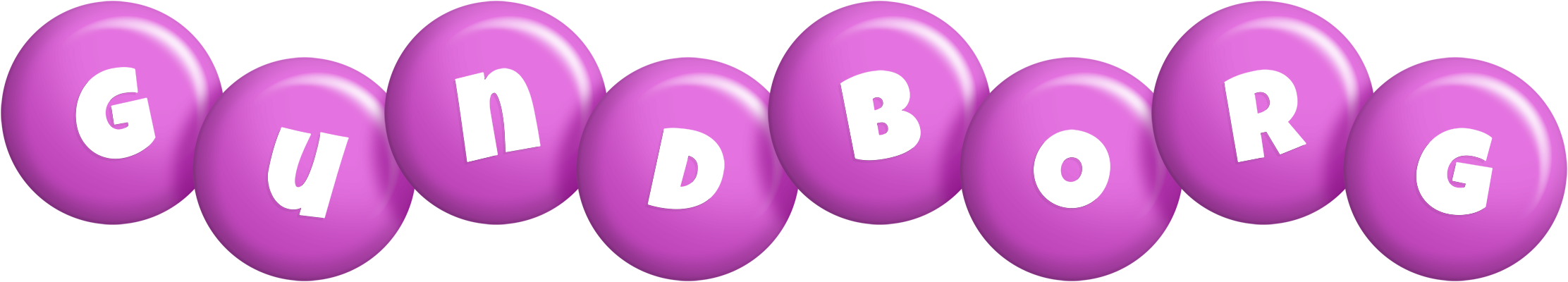 Gundborg candy-purple logo
