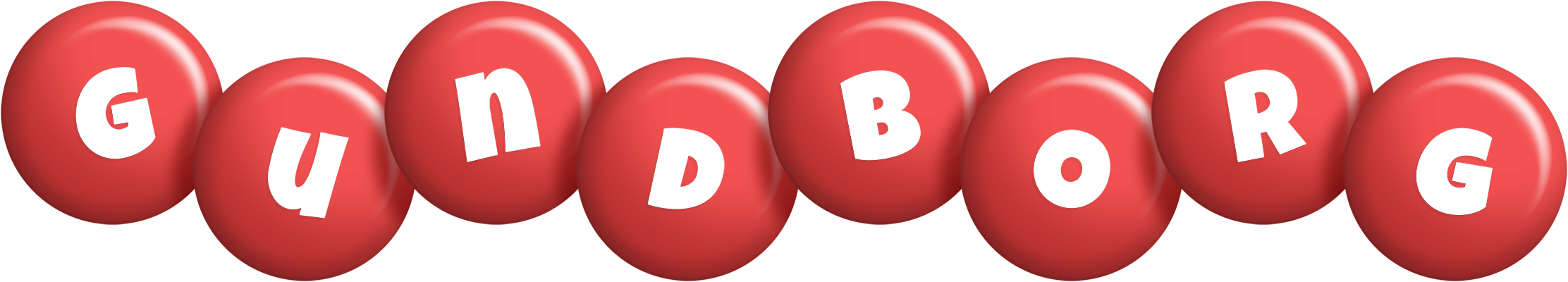Gundborg candy-red logo