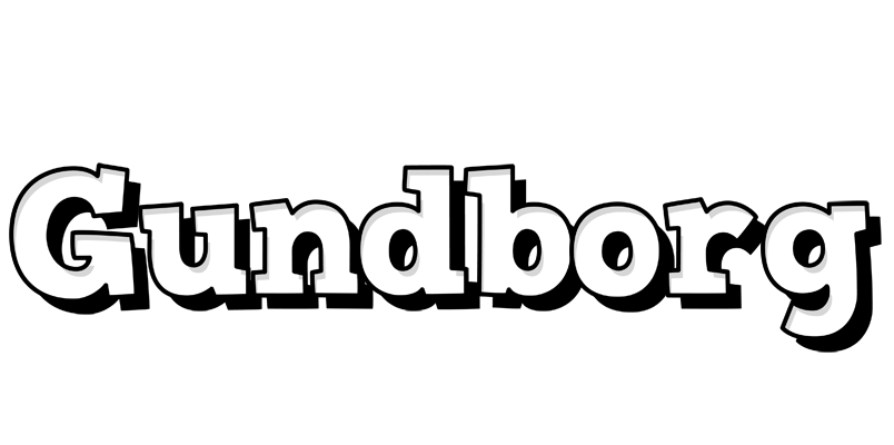 Gundborg snowing logo
