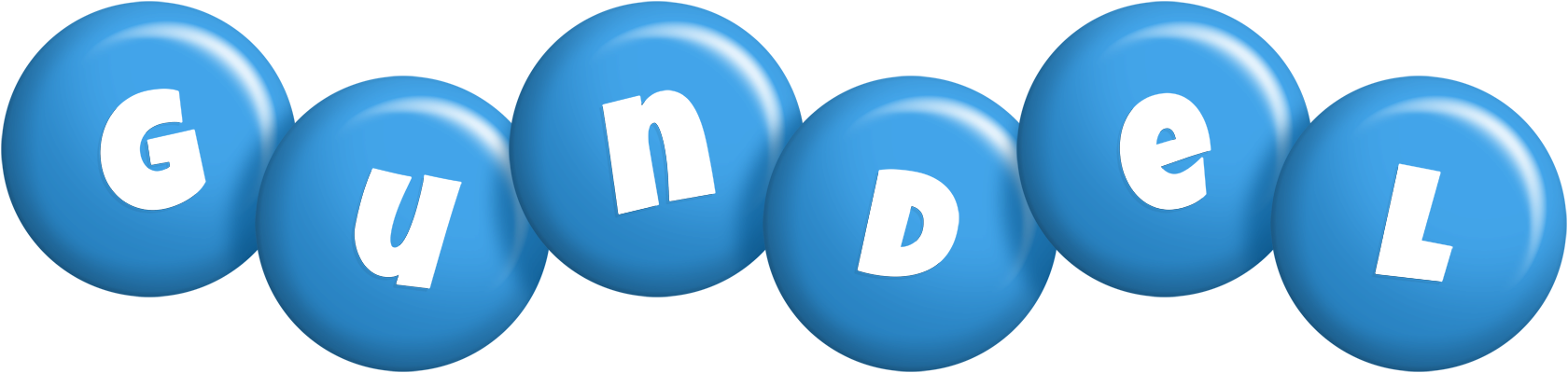 Gundel candy-blue logo