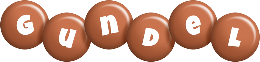 Gundel candy-brown logo