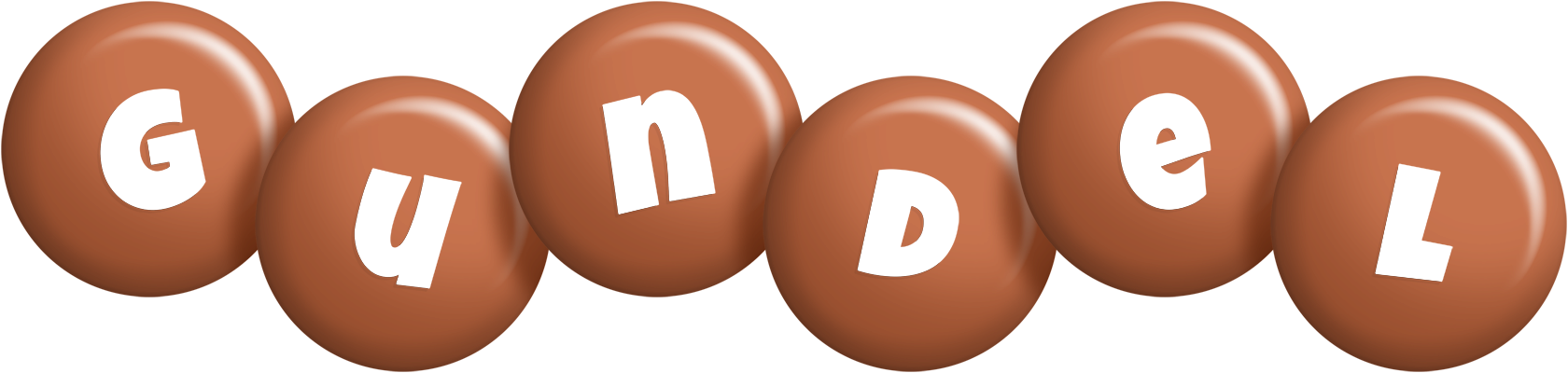 Gundel candy-brown logo