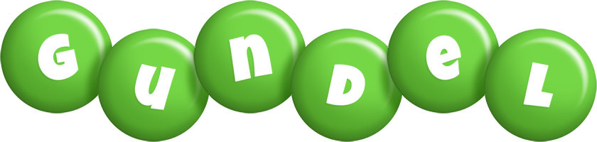 Gundel candy-green logo