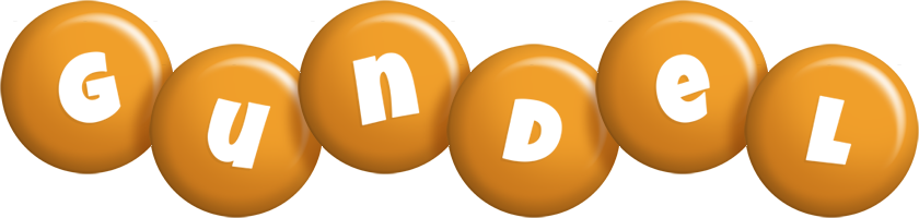 Gundel candy-orange logo