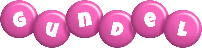 Gundel candy-pink logo