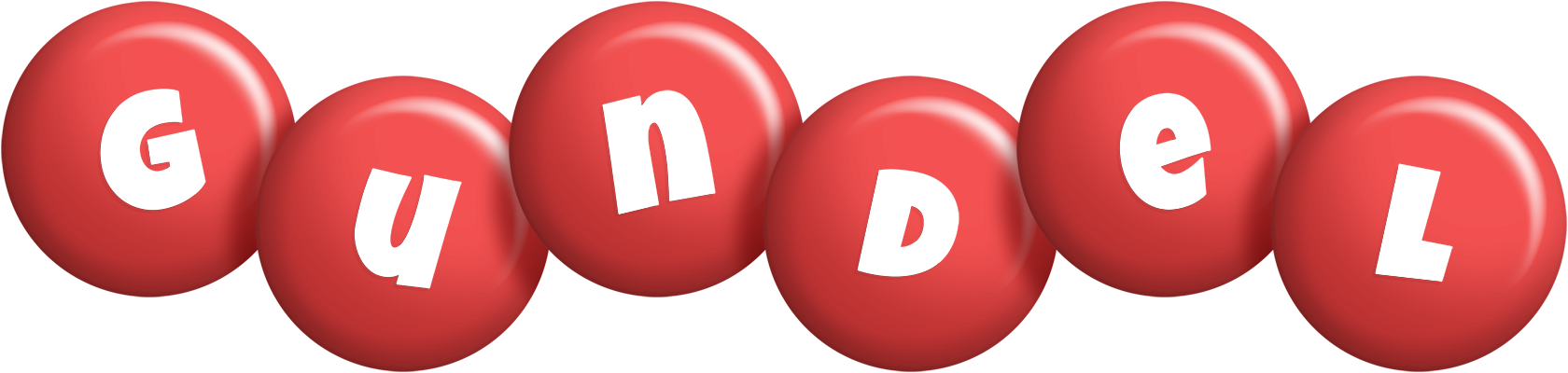 Gundel candy-red logo