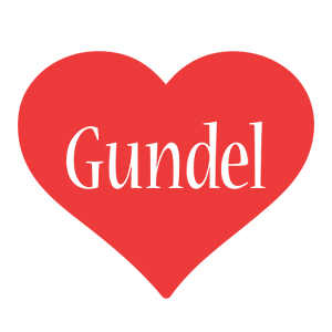 Gundel love logo