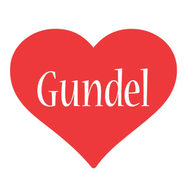 Gundel love logo