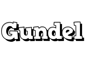 Gundel snowing logo